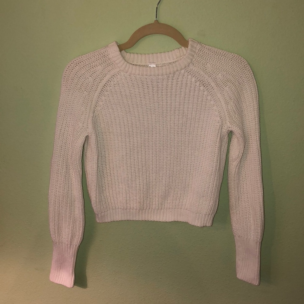 American Apparel Cropped Fisherman sweater